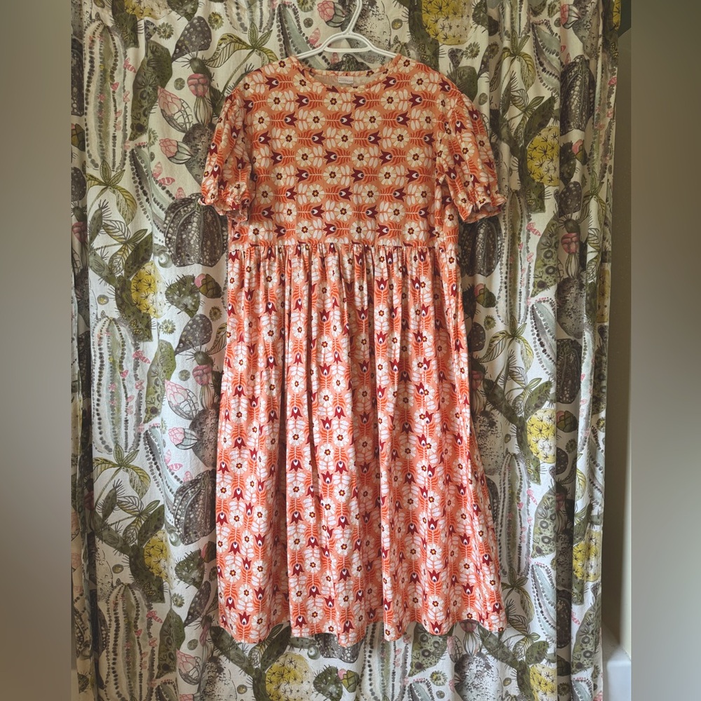 Cute Cotton Short Sleeved Dress
